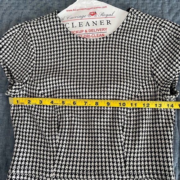 Nanette Lepore Size 2 Black and White Gingham Dress - Picture 6 of 8